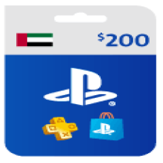 بطاقة بلايستيشن نتورك - بطاقة 200 دولار (المتجر الإماراتي).